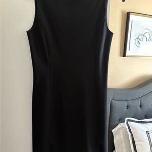 Diane Von Furstenberg Black Sheath Midi Dress